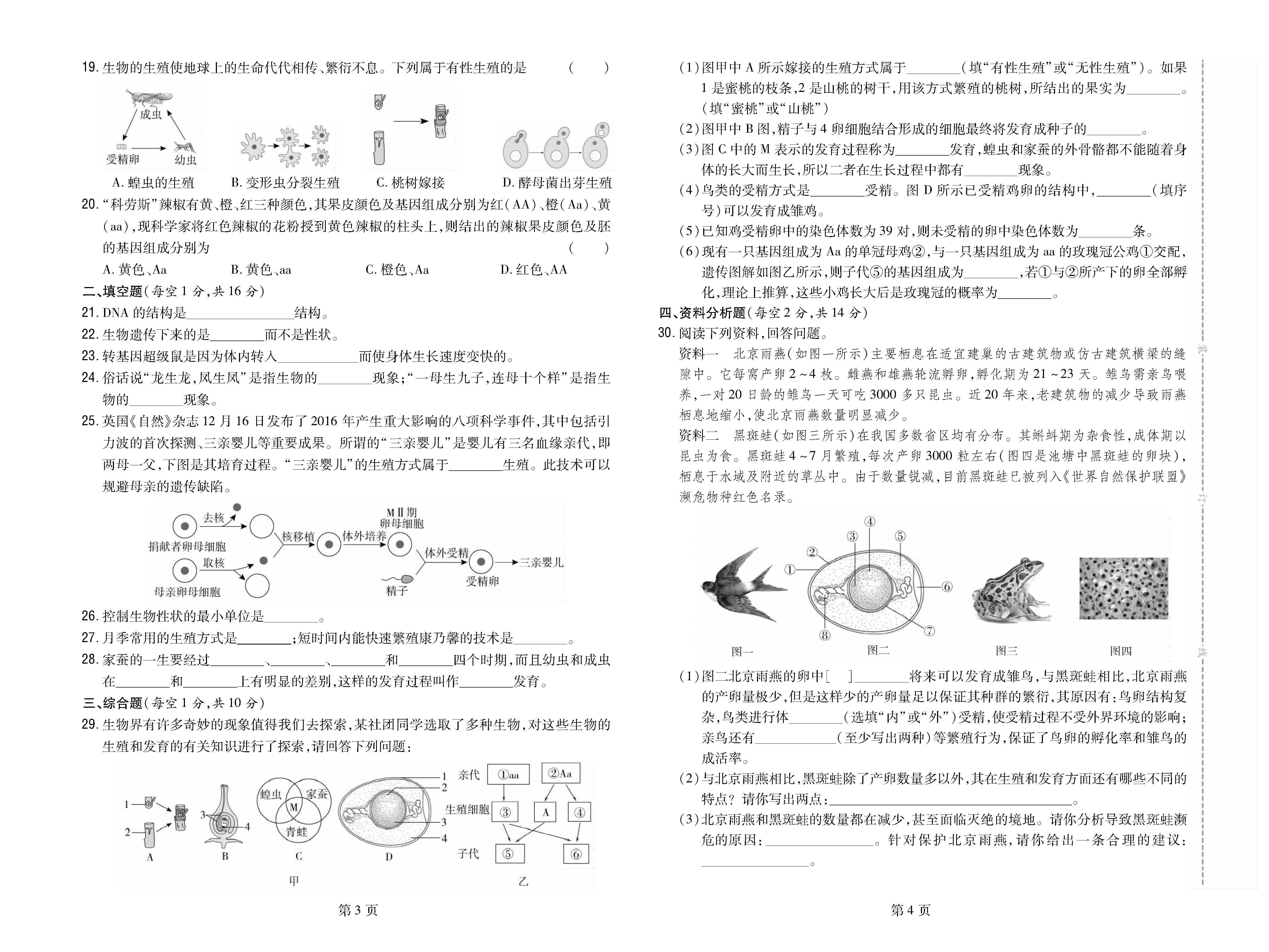 河北省石家庄市平山县外国语中学2022-2023学年八年级下学期期中生物试题_页面_2.png